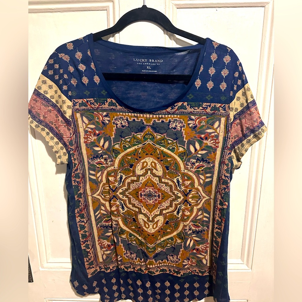 Lucky Brand Women's Tops Persian Carpet Tee